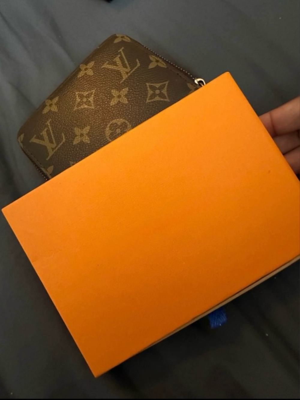 Louis Vuitton Monogram Canvas Zipped Wallet in Brown